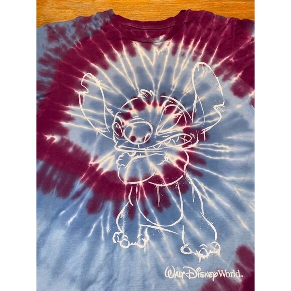 Walt Disney World Stitch Tie-Dye T-Shirt - Picture 1 of 2
